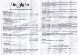 Siro Decolgen Untied điều trị các triệu chứng cảm thông thường, viêm mũi dị ứng (60ml)