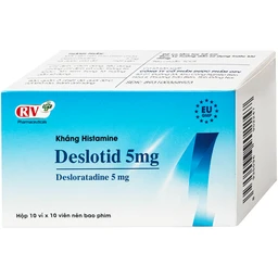 Thuốc Deslotid 5mg OPV giảm viêm mũi dị ứng, mày đay (10 vỉ x 10 viên) 2