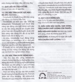 Thuốc Detriat điều trị triệu chứng đau, rối loạn chuyển vận ruột, khó chịu đường ruột (2 vỉ x 10 viên)