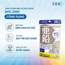 Viên giúp cơ thể khỏe mạnh Zinc DHC (30 viên) 4