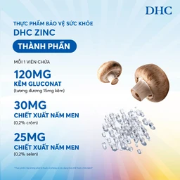 Viên giúp cơ thể khỏe mạnh Zinc DHC (30 viên) 3