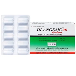 Thuốc Di-Angesic 30 Codein giảm đau cấp tính mức độ trung bình (2 vỉ x 10 viên) 1