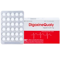 Thuốc DigoxineQualy Dược 3-2 điều trị suy tim sung huyết, rung nhỉ (1 vỉ x 30 viên)