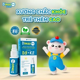 Chai xịt giúp tăng cường hấp thu canxi Dimao Pro Oral Spray D3 + K2 Valens (25ml) 2