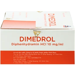 Dung dịch tiêm Dimedrol Vĩnh Phúc điều trị viêm mũi dị ứng và bệnh da dị ứng (100 ống) 4