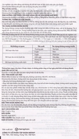 Thuốc Diobysta Merap điều trị tiêu chảy cấp và mạn (12 gói)