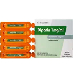 Dung dịch uống Dipatin 1mg/ml Hà Nam điều trị triệu chứng viêm mũi dị ứng và bệnh mày đay (20 ống x 10ml) 1