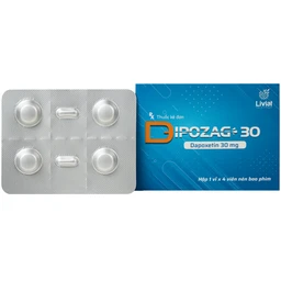Thuốc Dipozag 30mg Liviat điều trị xuất tinh sớm ở nam giới (1vỉ x 4 viên) 1