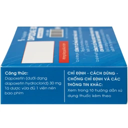 Thuốc Dipozag 30mg Liviat điều trị xuất tinh sớm ở nam giới (1vỉ x 4 viên) 4