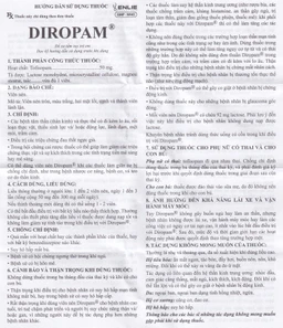 Thuốc Diropam 50mg Enlie điều trị triệu chứng đau thắt ngực giả, tiền mê sảng (2 vỉ x 10 viên)