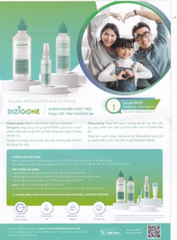 Xịt kháng khuẩn, phục hồi da Dizigone Spray Terrapharm 100ml