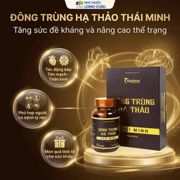 Đông Trùng Hạ Thảo Thái Minh hỗ trợ tăng cường sức khỏe, giảm mệt mỏi (30 viên) 2