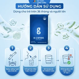 Bột hỗ trợ cải thiện hệ tiêu hóa Dr.G Bifidus Bifido (2g x 30 gói) 5