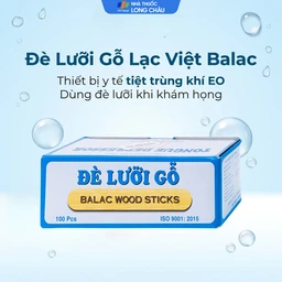 Dụng cụ đè lưỡi gỗ Lạc Việt xanh dương Balac (100 cái) 2