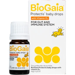 Dung dịch bổ sung lợi khuẩn và vitamin D3 BioGaia Protectis Baby Drops with Vitamin D3 (5ml) 1