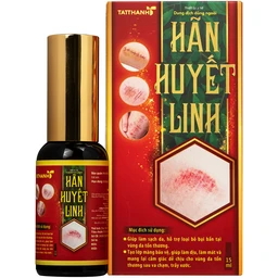Dung dịch dùng ngoài ngừa khuẩn Hãn Huyết Linh giảm sưng viêm, làm dịu vết trầy xước, bầm tím (15ml) 1