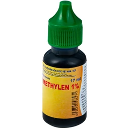 Dung dịch dùng ngoài Xanh Methylen 1% Hóa Dược điều trị chốc lở, viêm da mủ (17ml) 3
