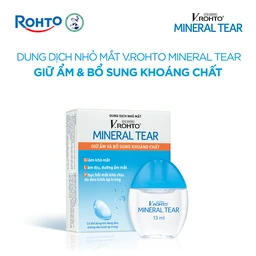 Nhỏ mắt V.Rohto Mineral Tear 13ml hỗ trợ dưỡng ẩm, bổ sung khoáng chất 2