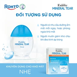 Nhỏ mắt V.Rohto Mineral Tear 13ml hỗ trợ dưỡng ẩm, bổ sung khoáng chất 4