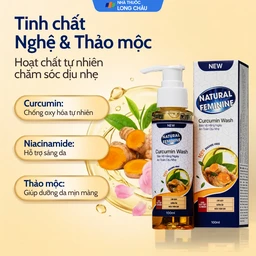 Dung dịch vệ sinh phụ nữ khử mùi Natural Feminine Curcumin Wash 100ml 3