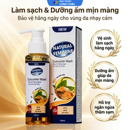 Dung dịch vệ sinh phụ nữ khử mùi Natural Feminine Curcumin Wash 100ml 2