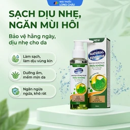 Dung dịch vệ sinh phụ nữ Natural Feminine Lá Trầu Không vệ sinh nhẹ nhàng, kháng khuẩn (100ml) 2