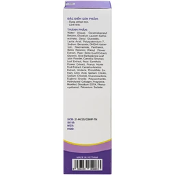 Dung dịch vệ sinh phụ nữ dạng bọt Natural Feminine Lavender làm sạch và bảo vệ vùng kín, duy trì cân bằng pH (160ml)