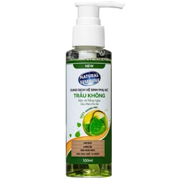 Dung dịch vệ sinh phụ nữ Natural Feminine Lá Trầu Không vệ sinh nhẹ nhàng, kháng khuẩn (100ml)