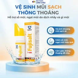 Xịt mũi nano bạc ion Fujisalt 70ml hỗ trợ làm sạch, giảm viêm, sưng đỏ, phòng ngừa sổ mũi 2