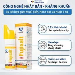 Xịt mũi nano bạc ion Fujisalt 70ml hỗ trợ làm sạch, giảm viêm, sưng đỏ, phòng ngừa sổ mũi 3
