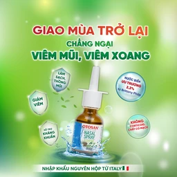 Xịt mũi người lớn Otosan Nasal Spray Forte 30ml hỗ trợ điều trị viêm mũi, viêm xoang