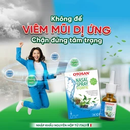 Xịt mũi người lớn Otosan Nasal Spray Forte 30ml hỗ trợ điều trị viêm mũi, viêm xoang
