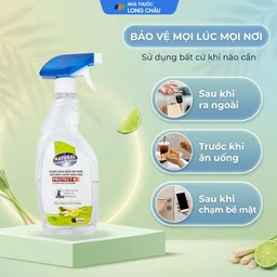 Dung dịch xịt khuẩn tay Natural Hand Sanitizer diệt khuẩn, khử mùi (500ml) 5