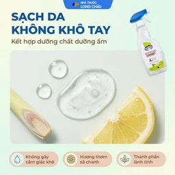 Dung dịch xịt khuẩn tay Natural Hand Sanitizer diệt khuẩn, khử mùi (500ml) 3