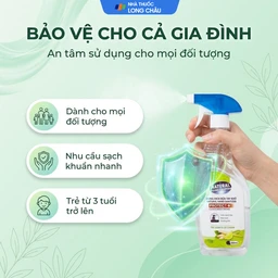 Dung dịch xịt khuẩn tay Natural Hand Sanitizer diệt khuẩn, khử mùi (500ml) 7