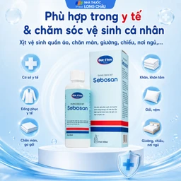 Xịt ngoài da làm sạch ký sinh trùng 100ml Sebosan Đức Phúc  4