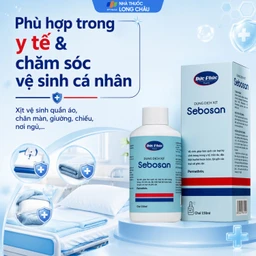 Xịt ngoài da làm sạch ký sinh trùng 150ml Sebosan Đức Phúc 4