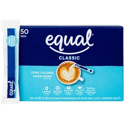 Nguyên liệu làm ngọt: Đường Equal Classic Zero Calorie (50 gói x 1G)