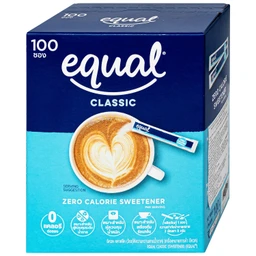 Nguyên liệu làm ngọt: Đường Equal Classic Zero Calorie Sweetener (100 gói x 1G)