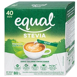 Nguyên liệu làm ngọt: Đường Lá Cỏ Ngọt Equal Stevia No Calorie (40 gói x 2G)