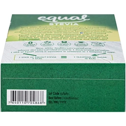 Nguyên liệu làm ngọt: Đường Lá Cỏ Ngọt Equal Stevia No Calorie (40 gói x 2G)