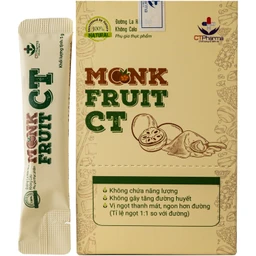 Đường la hán quả Monk Fruit CT, không calo, vị ngọt tự nhiên (hộp 20 gói x 5g) 1