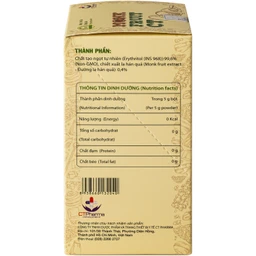 Đường la hán quả Monk Fruit CT, không calo, vị ngọt tự nhiên (hộp 20 gói x 5g) 3