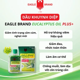 Dầu gió khuynh diệp Eagle Brand 25ml Eucalyptus Oil Plus+ chống muỗi 8 tiếng, dùng được cho trẻ sơ sinh