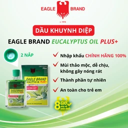 Dầu gió khuynh diệp Eagle Brand 25ml Eucalyptus Oil Plus+ chống muỗi 8 tiếng, dùng được cho trẻ sơ sinh