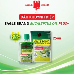 Dầu gió khuynh diệp Eagle Brand 25ml Eucalyptus Oil Plus+ chống muỗi 8 tiếng, dùng được cho trẻ sơ sinh