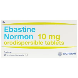 Thuốc Ebastine Normon 10mg điều trị viêm mũi dị ứng, mề đay vô căn (2 vỉ x 10 viên)