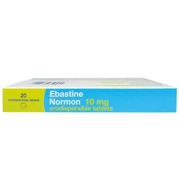 Thuốc Ebastine Normon 10mg điều trị viêm mũi dị ứng, mề đay vô căn (2 vỉ x 10 viên)