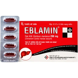 Thuốc Eblamin Korea United hỗ trợ điều trị viêm gan, xơ gan (12 vỉ x 5 viên) 1