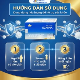 Viên uống hỗ trợ tăng cường sức đề kháng, giúp giảm nguy cơ cảm cúm, viêm họng Echina Kingphar (3 vỉ x 10 viên) 5